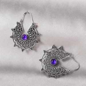 🧿 3 for $33 🧿 Bohemian Hollow Out Round Dangle Hoops